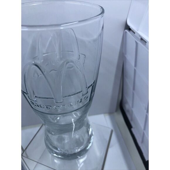 Set Of 3 McDonalds Drinking Glasses Speedee 1955 Purple 2x1992 Clear - Picture 7 of 16